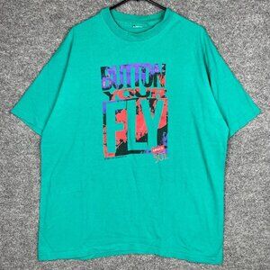 Vintage 1991 LEVI'S Button Your Fly Single Stitch T-Shirt USA Mens Size‎ XL